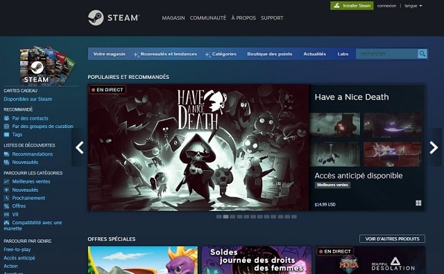 Steam Store