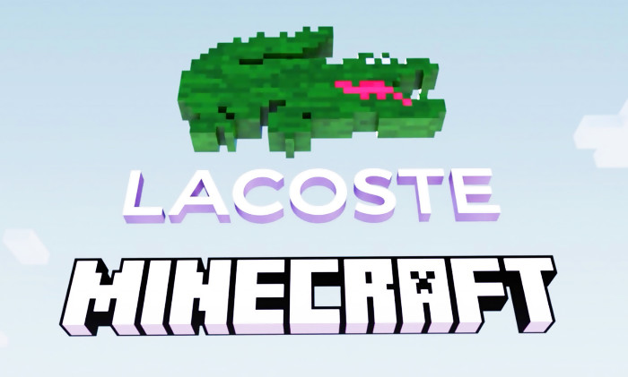 Crocodilo pixelado: Minecraft e Lacoste lançam collab virtual e física