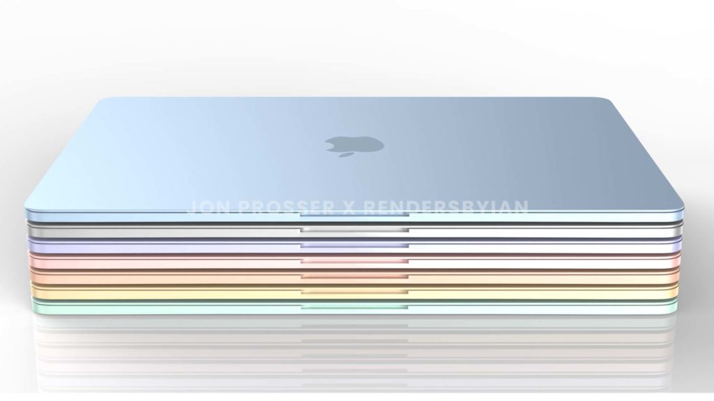 MacBook Air aux couleurs pastel Apple Silicon M2