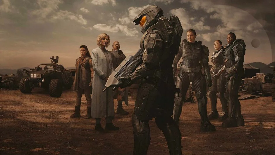 Halo, a science fiction series inspired by the popular game