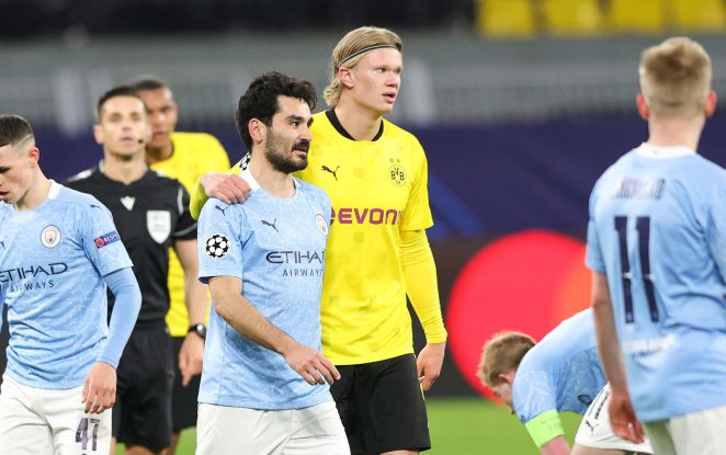 Erling Haaland on his way to join Ilkay Gundogan at Manchester City?  (sports icon)