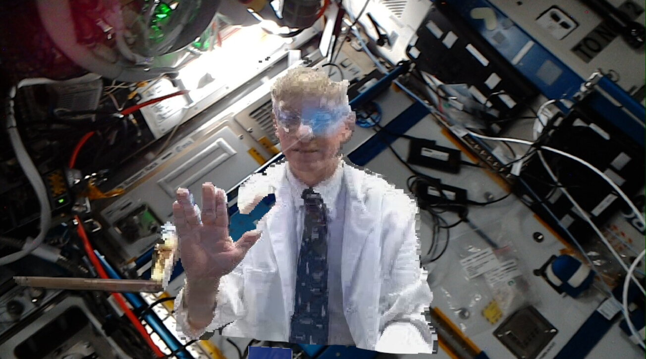 A doctor “Holotransport” to NASA International Space Station