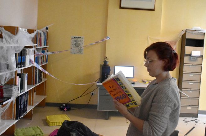 We tried to solve an escape game puzzle in Brioude’s media library (Haute-Loire)