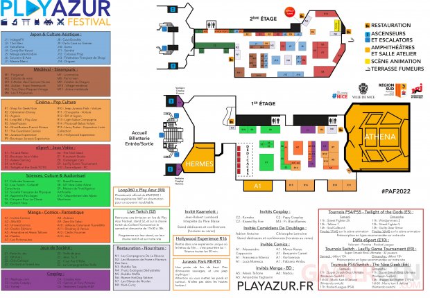 Play the Azur Festival 2022 plan