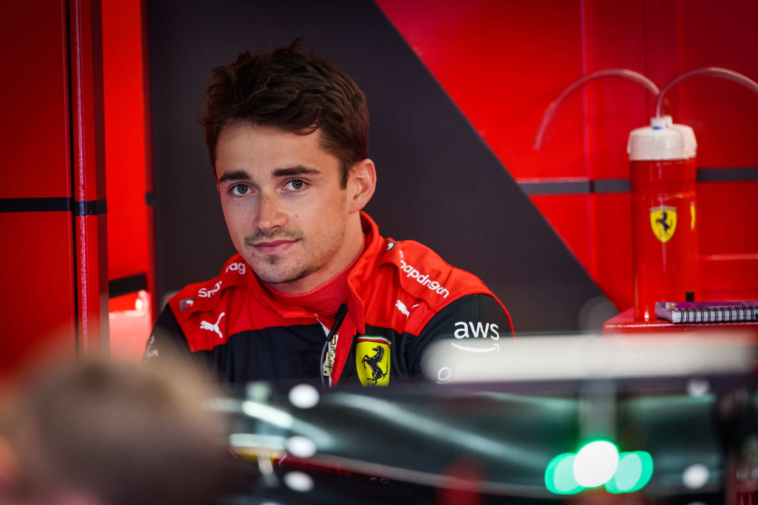 Charles Leclerc on the cover of the ‘F1 2022’ video game