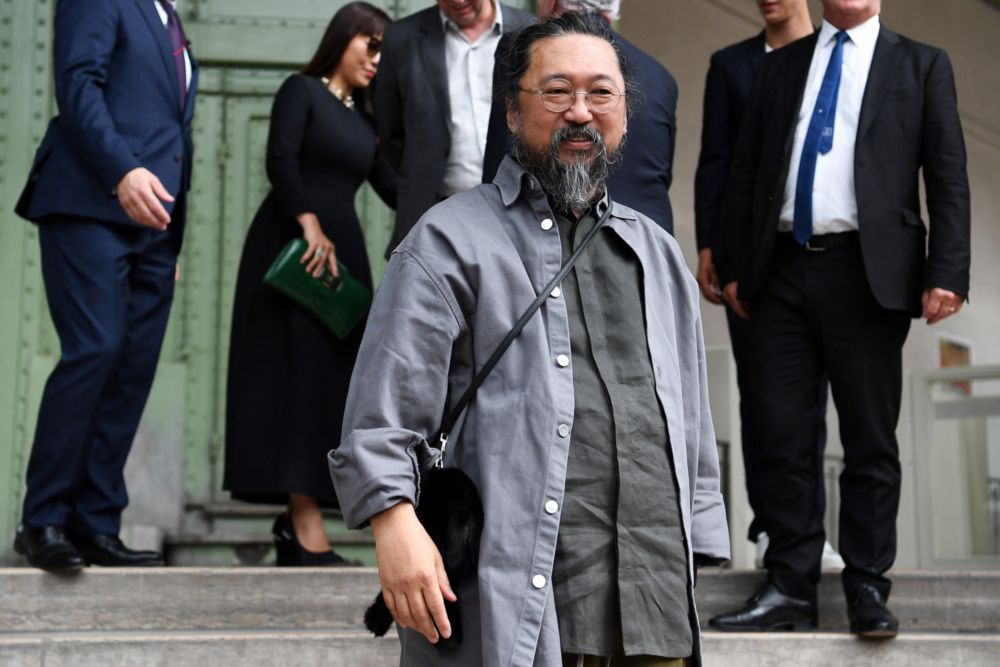 Takashi Murakami settles into the Metaverse District for his latest exhibition in New York.  - Photo by AFP
