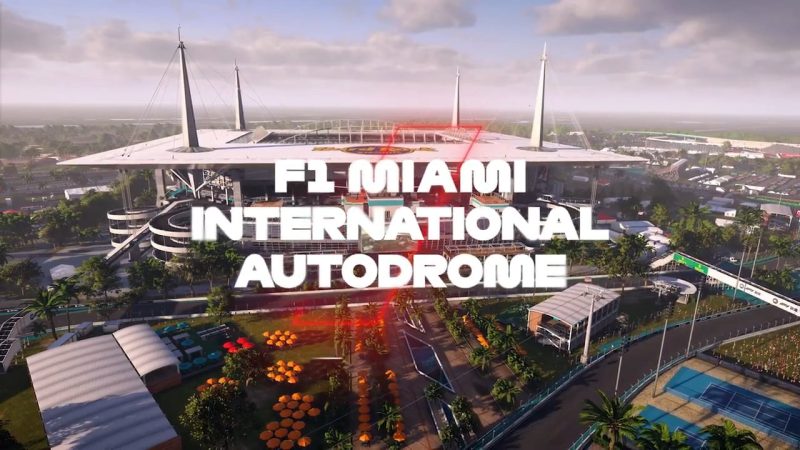 First look at Miami Circuit in F1 video game 22