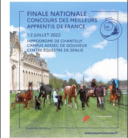 National Final for the Best Trainees in France in Equestrian Professions Chantilly Chantilly on Saturday 2 July 2022