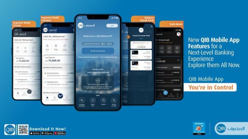 QIB introduces new features to its award-winning mobile app with a focus on improving customer experience